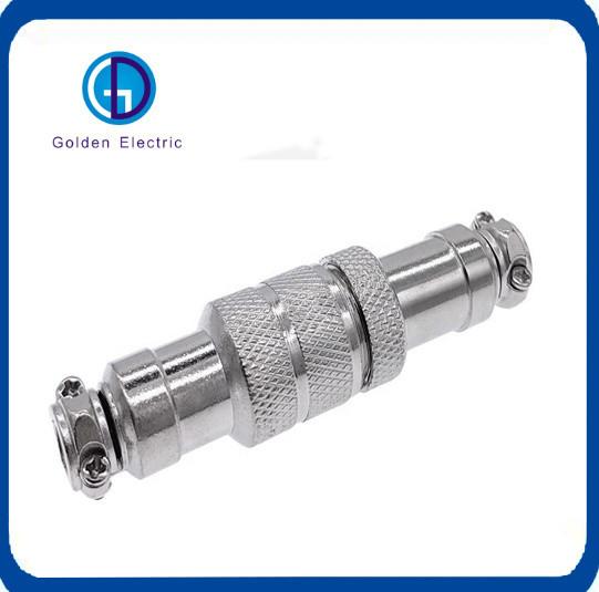 12mm 3 Phase Electrical Sockets Easy Installation Panel Connector Gx12 Cee IP67 plug