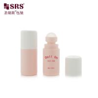 RPPC1-60ML Customize Pink Matte Plastic PP PCR Eco Friendly Material Antiperspirant Gel Roller Ball Bottle