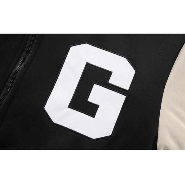 Мода хип-хоп уличная одежда наружная вышивка мотоцикл колледж в капюшоне бейсбол мужчины куртка с пользовательским логотипом