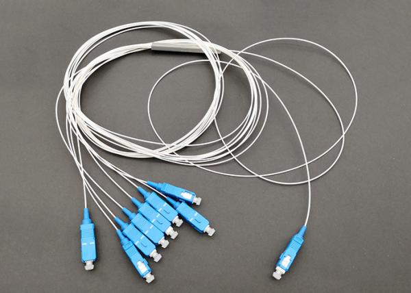 SC Connector 55dB G657A1 Fiber Optic PLC Splitter Mini LGX ABS Box Type