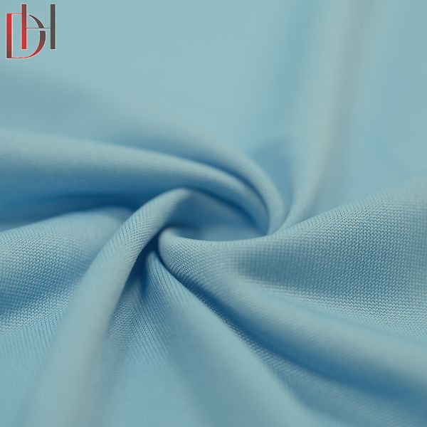 Garment Breathable Knitted Fabric 100% Polyester Textile Jacquard Clothing Fabric