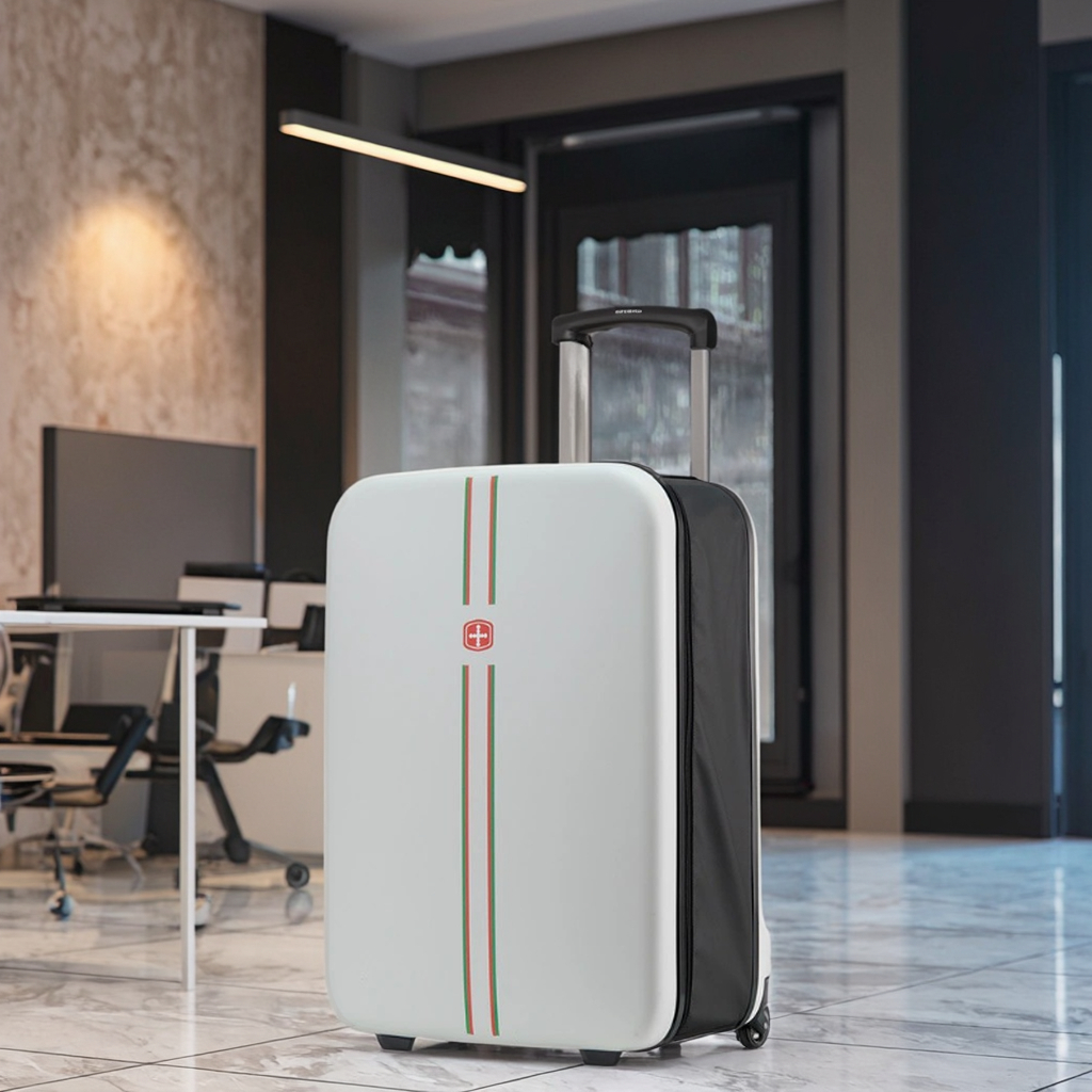 Spinner Caster ABS PC Luggage Soft Handle 80 X 40cm Business Suitcase With Wheels