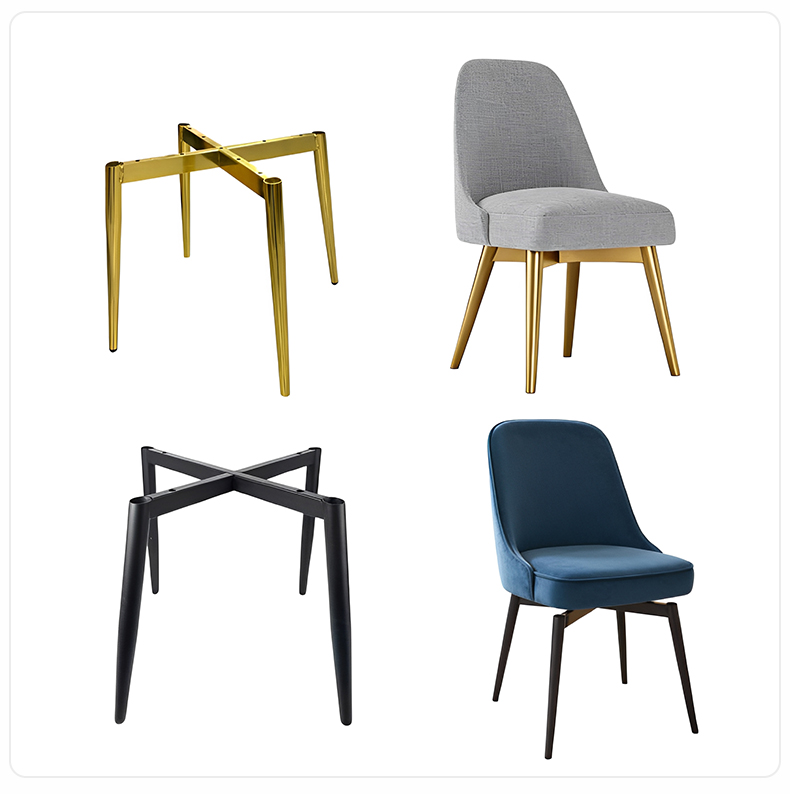 Custom Welded Iron T-Shaped Support Frame & Table Legs for Custom Office and Dining Tables and Chairs Heavy-Duty Load Bearing