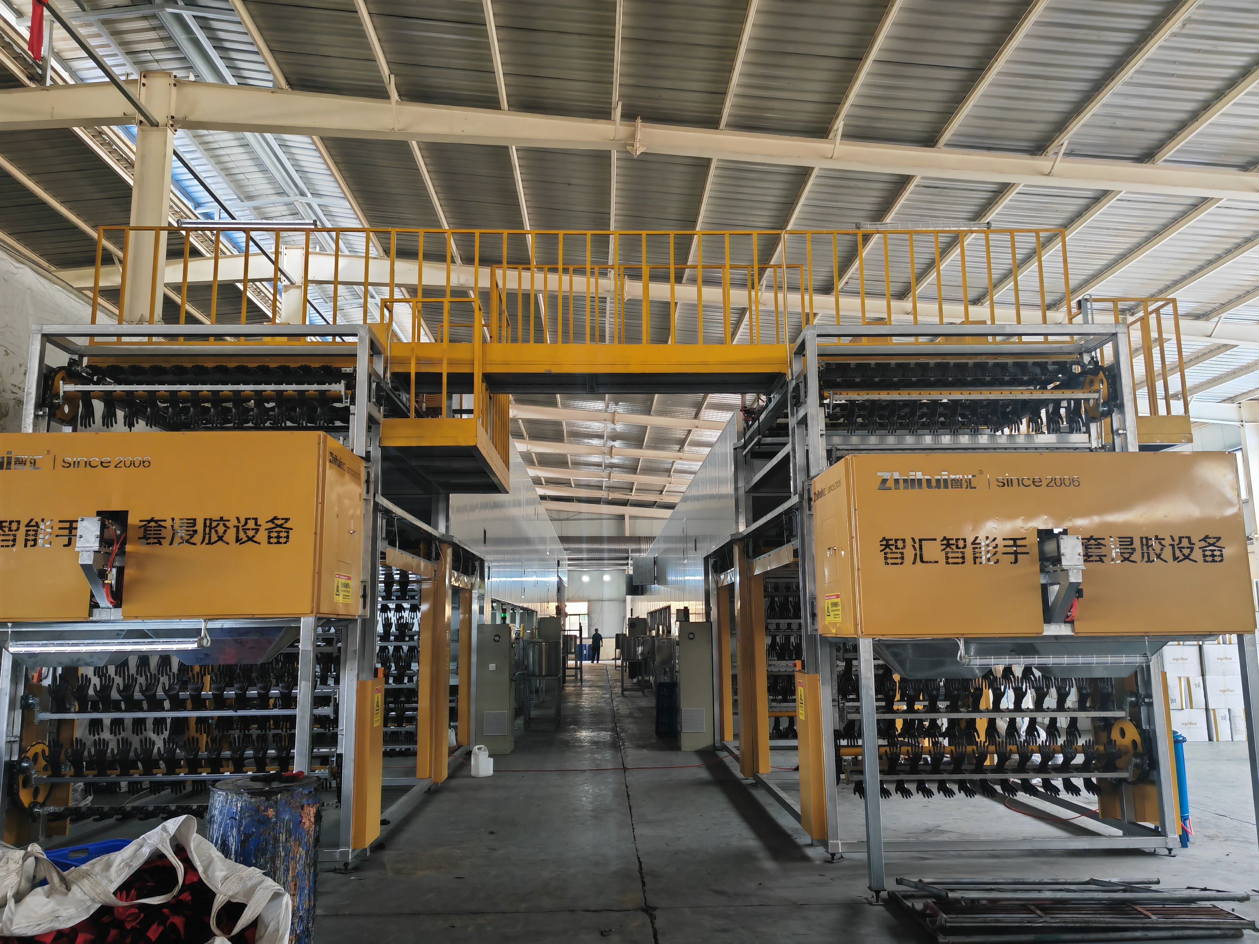 CE Gloves Dipping Machine Fully Automatic Rubber Gloves Making Machine