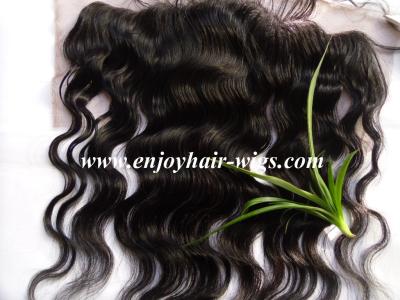 Peruvian virgin remy hair lace frontal 13''x4'' ,natural color body wave 10''-24''length