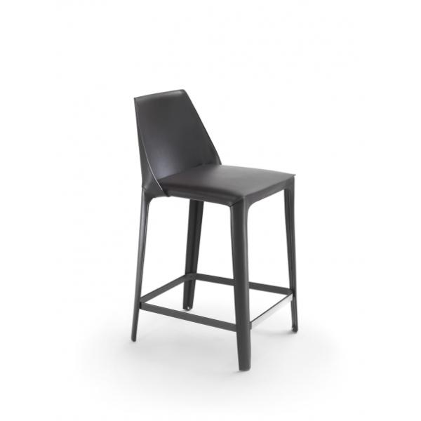 Elegantly Contrasted Isabel Fiberglass Dining Chair With Modern Fabrics Coverings