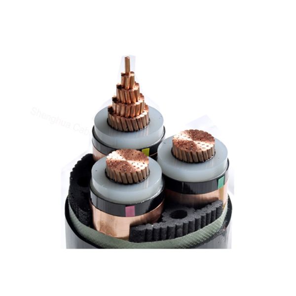 3C 240sqmm 33kV XLPE Insulated Power Cable 240mm2 Mid Voltage IEC60502-2