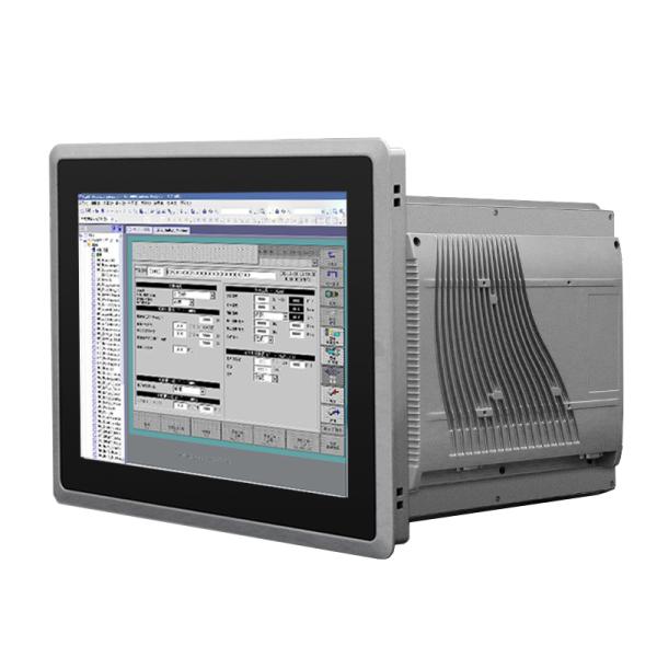 12.1 HMI/PLC/Robot de 1024*768 pulgadas IP65 Montador de panel plano de 500 nits Monitor de pantalla táctil industrial capacitativo/resistivo incorporado