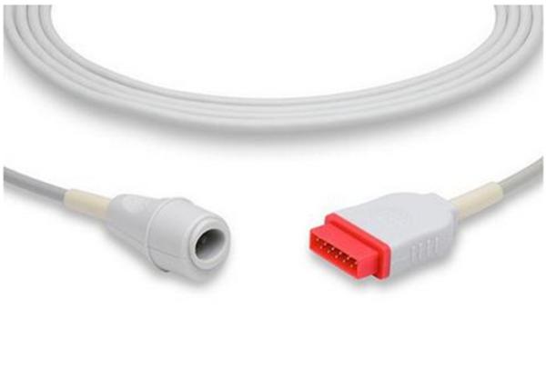 GE Marqutte Invasive Blood Pressure Cable To Abbott / Edward 2.4m Length