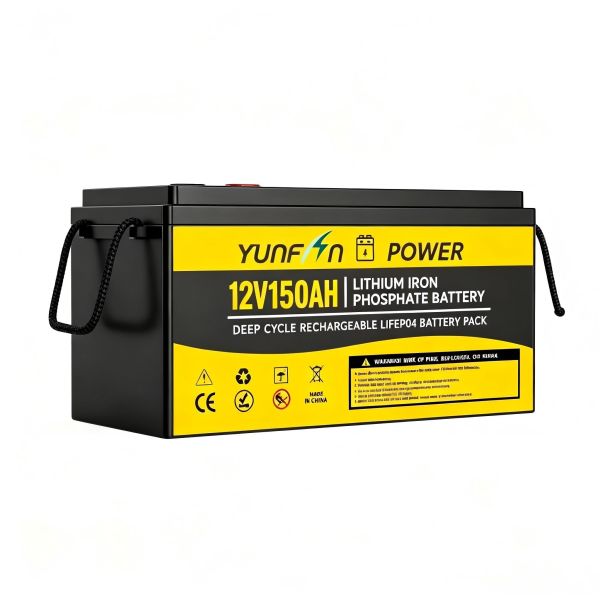 Factory Direct 12.8V 150Ah LiFePO4 Battery Wholesale OEM ODM Built-in BMS For Solar Storage RV Marine UPS Backup Power