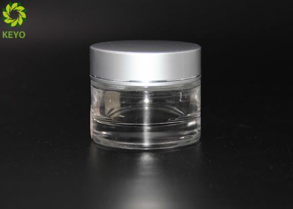 Glass Cosmetic Containers And Jars With Plastic Lid 5g 10g 15g 20g Optional