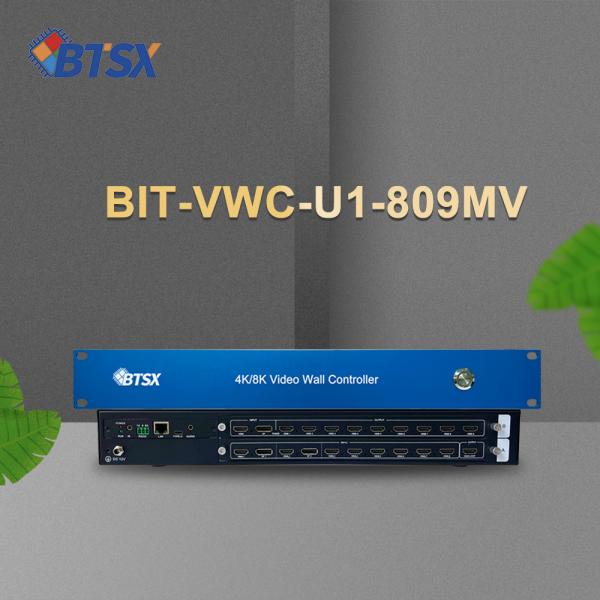 4K60 Controlador de pared de video de conmutación sin fisuras de 8 en 9 -out Controlador de pantalla de TV HDMI Loopback Controlador de video multi-vista