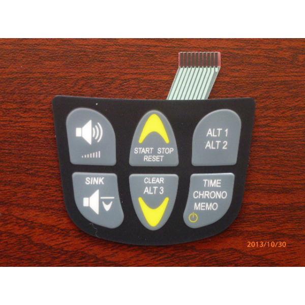 PCB によって浮彫りにされるメンブレイン・キーボード スイッチ、透明な蝕知の膜スイッチ