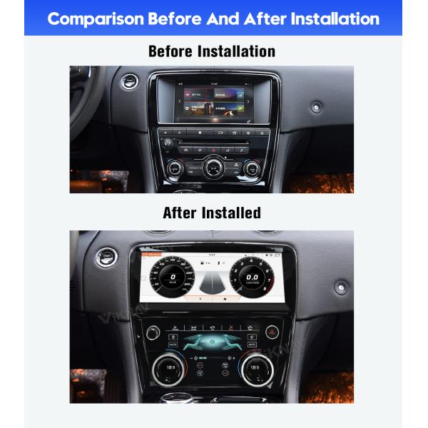 10.25 дюймовый сенсорный стерео для 2009-2018 Jaguar XJ XJL Мультимедийный проигрыватель Стерео Android GPS навигация Carplay