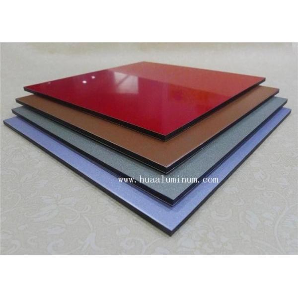 Waterproof White 4mm Signage Aluminum Composite Panel For Advertising