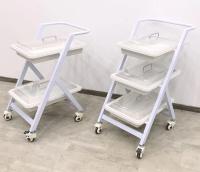 Chariot d' endoscopie avec 3 plateaux