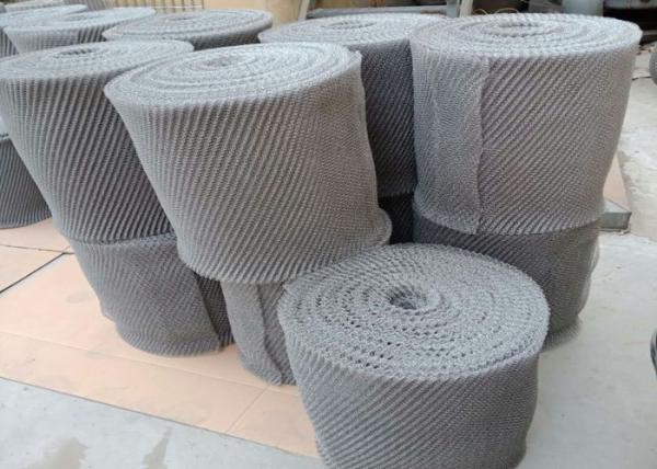 Stainless Steel Knitted Wire Mesh 0.10mm -0.45mm Wire Diameter