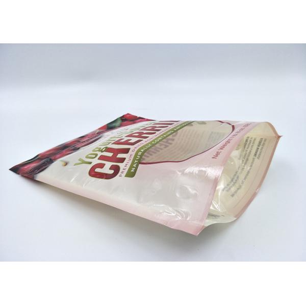 Zipper Lock Stand Up Pouch Packaging , Water Proof Blueberry Crunch Aluminium Foil Pouch
