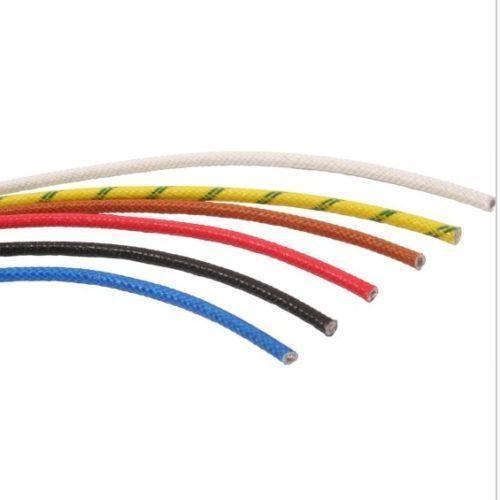 250°C High Voltage High Temperature Wire , Fiberglass Braided Wire UL3254