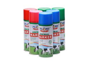 Pintura à pistola animal inofensiva colorida, pintura impermeável da marcação da