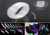 Resplandor del lado del Muttahida Majlis-E-Amal del Rgb de la fibra óptica que enciende la fibra óptica desnuda plástica de la iluminación de la decoración interior y al aire libre de 1.5m m