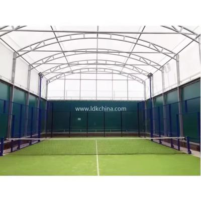 LDK Hot Sale Multifunctional Padel Tennis Court Padel Court With Electric Removable Roof Super Panoramic Padel Court