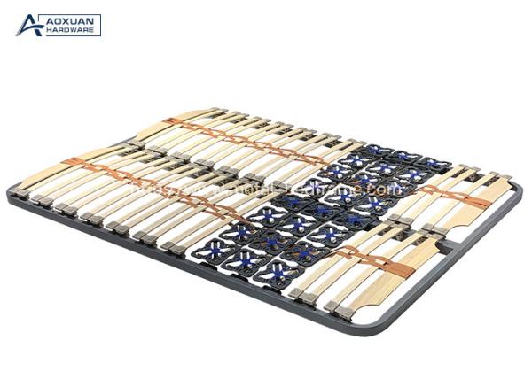 150cmx200cm Queen Size Noiseless Slat Bed Frame With Plastic Plots