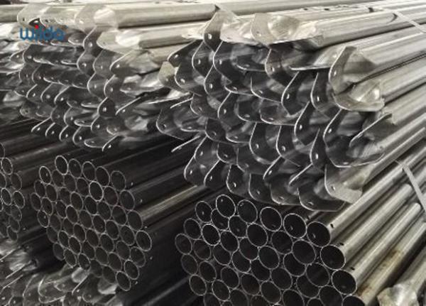 Período galvanizado da estufa do filme do PE do túnel da armação de aço único para a agricultura