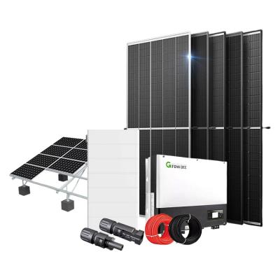 Sistema de painéis solares híbrido de 10 kW LiFePO4 Energy e controlador MPPT com CE/RoHS/UN38.3