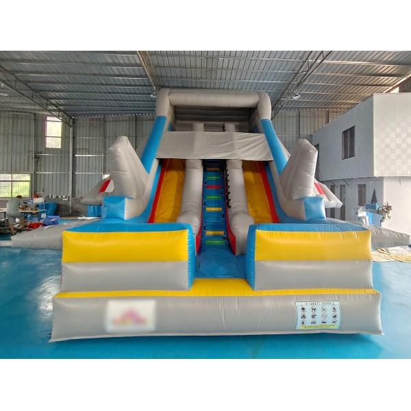 Commercial Inflatable Dry Slide Airplane Model Double Slides Inflatable Castle For Kids And Adults