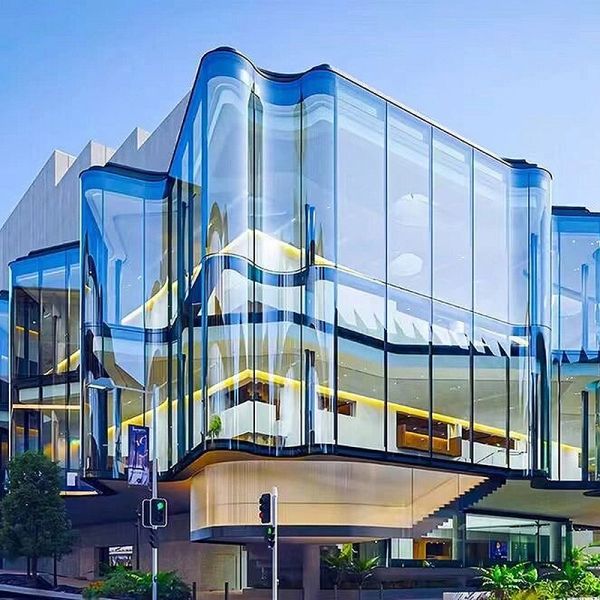 Double Glass Aluminum Curtain Wall Waterproof For Commercial Use