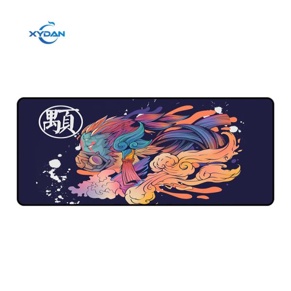 Large Anime Rubber Locking Edge Computer Mousepad with 100% Eco-friendly Material
