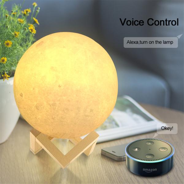 Smart Wi-Fi RGBCW Moon Lamp