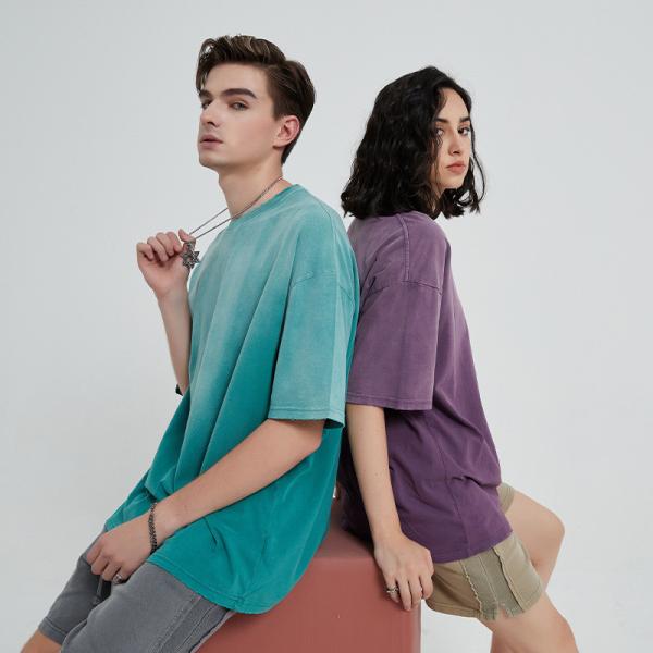                  Men′s Plus Size Tee Shirt Blank T-Shirts Oversized Cotton Unisex Boys Hip Hop T Shirt             