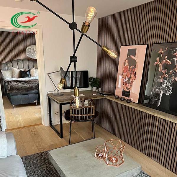 Thickness 21mm Wooden Acoustic Panels Moistureproof Sound Absorbing