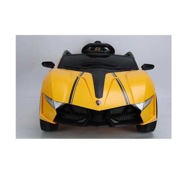 Luz LED funcional e azul de safira 12V carro elétrico para crianças com assento grande