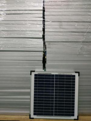 Pequeno painel solar policristalino 12v 10w para jardim casa vedação elétrica porta de porta