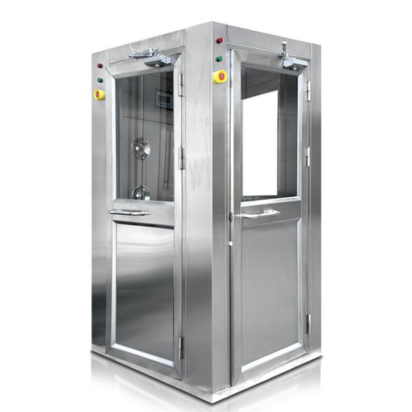 Customized Three-Doors Stainless Steel 304 Vertical Air Flow Cleanroom Air Shower Room