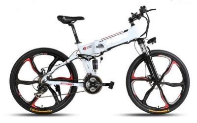 500 Watt Battery Powered 26 Inch Folding Electric Bike For Adults