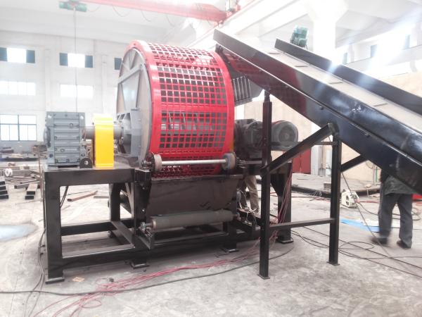 Double Shaft Tire Shredder rubber Shredder，Tire Shredder, Tire Crusher,Tire Shredding Machine- For Tire Recycling Plant