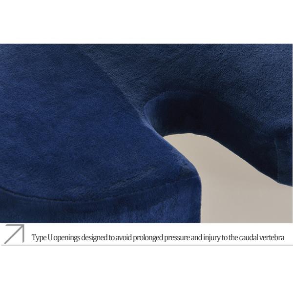 CE Certified Memory Foam Car Seat Cushion for Short Drivers and Small Statured People