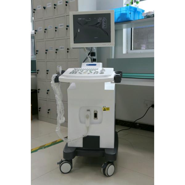 15 Inch LCD Medical Ultrasound Machine Scanner Trolley B Mode Examination Therapy Equipments