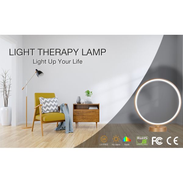 3 Color Temperatures LED Daylight Lamps Remote Control Lamps For Seasonal Disorder