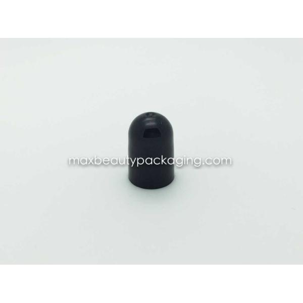 N1009 bullet shape nail polish cap nail polish packaging plastic cap shiny black small cap uv coating available