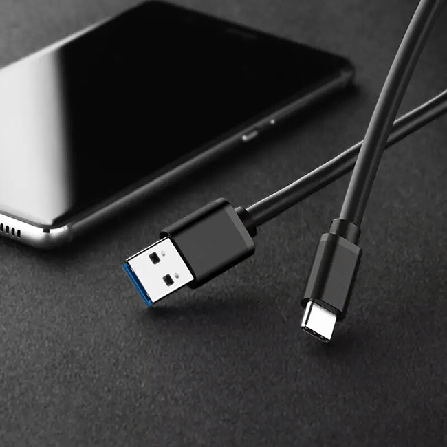 Зарядный кабель мобильного телефона TypeC 1 метр К OD4.3MM USB3.0