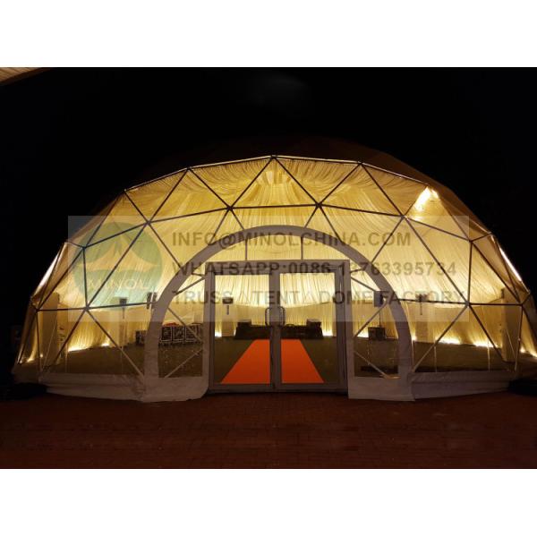 20m Diameter UV Resistant Geodesic Dome Tent Aluminium Frame