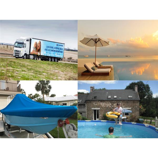 Ровное УЛЬТРАФИОЛЕТОВОЕ обработанное засыхание ткани брезента ПВК   быстрое противозаморозочное для крышки паллета