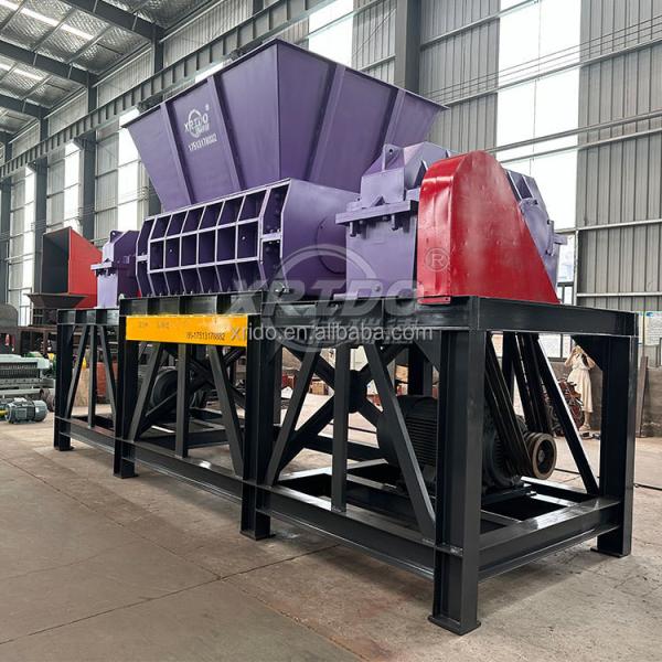 Two Shaft Shredder 300Kg/H-22000Kg/H Aluminum Recycling Machine