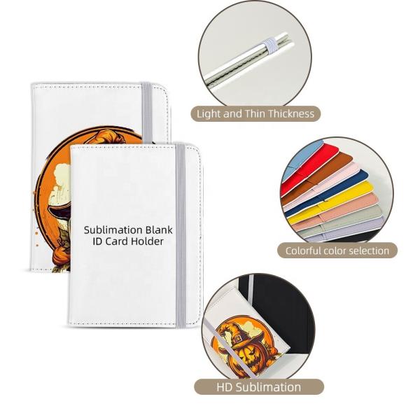 Colored Sublimation Passport Cover Blanks Custom Leather Passport Holder