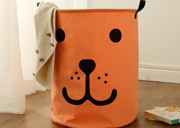 Puting Foldable washing laundry basket clothes toy storage bag large size box customized cat
